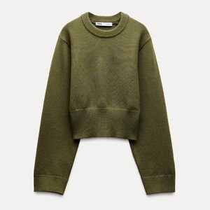 Zara Olive Green Sweater